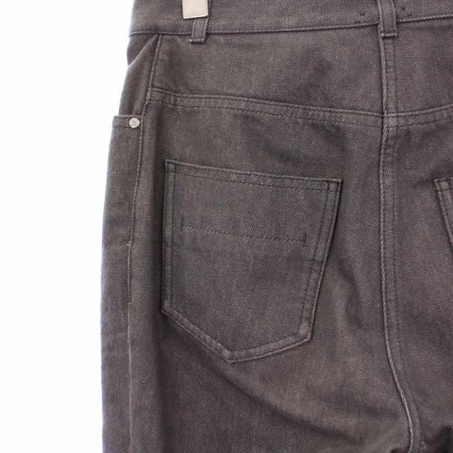 中古】エルメス HERMES デニムパンツ ジーンズ セリエボタン 36 グレー