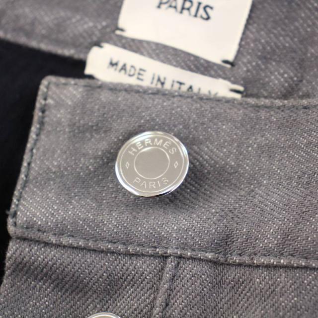 【中古】エルメス HERMES デニムパンツ ジーンズ セリエボタン 36 グレー /KH ■KH レディース 中古】エルメス HERMES デニムパンツ ジーンズ セリエボタン 36 グレー