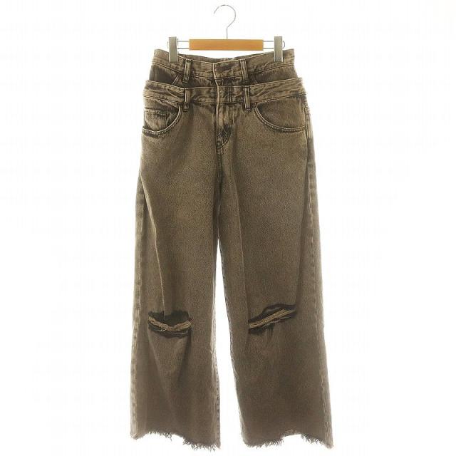 25SS Diagram ダイアグラム レイヤードデニム 36 中古】Diagram GRACE CONTINENTAL 25SS レイヤードデニムパンツ