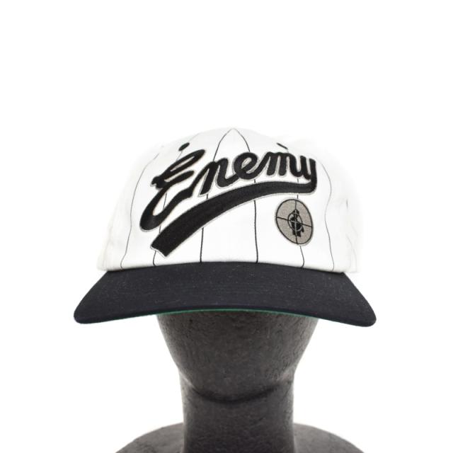 【中古】未使用品 セントマイケル SAINTMICHAEL 24AW PE_CAP SNT ENEMY キャップ 帽子 OS ホワイト SM-YS1-0000-C22_1