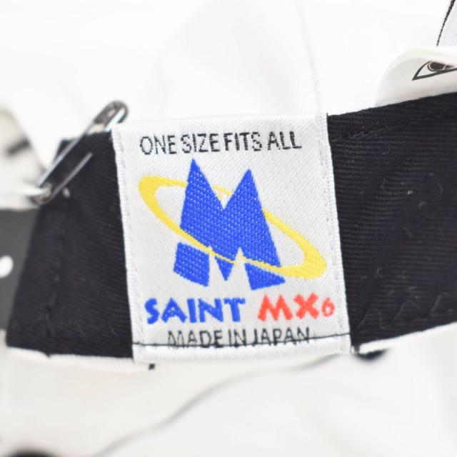 【中古】未使用品 セントマイケル SAINTMICHAEL 24AW PE_CAP SNT ENEMY キャップ 帽子 OS ホワイト SM-YS1-0000-C22_5