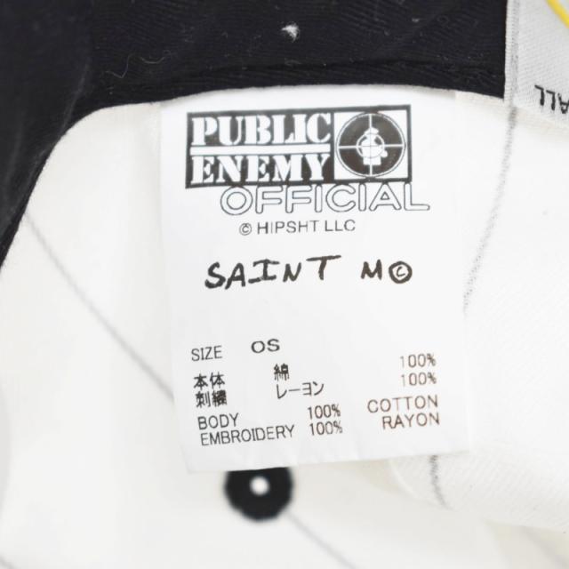 【中古】未使用品 セントマイケル SAINTMICHAEL 24AW PE_CAP SNT ENEMY キャップ 帽子 OS ホワイト SM-YS1-0000-C22_6