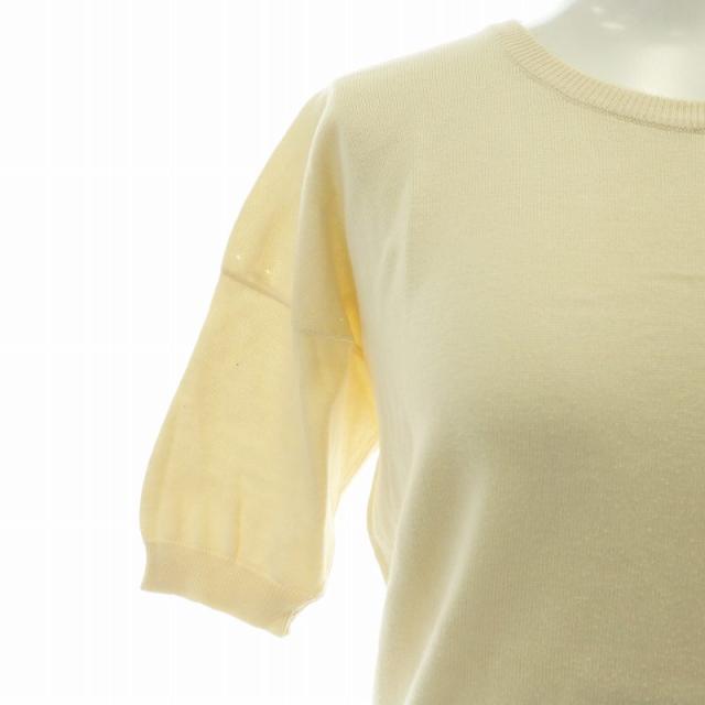 中古】シャネル CHANEL シャネル ニット 半袖 ココマーク コットン