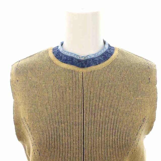 中古】マメクロゴウチ 24SS Double Face Floral Detail Knitted Short