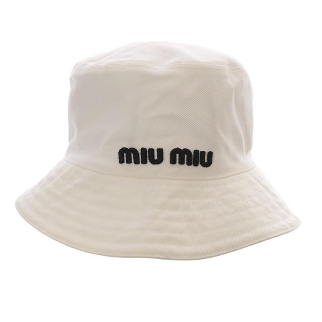 MIU MIU ミュウミュウ ハット 帽子 バケットハット ベルベットバケット