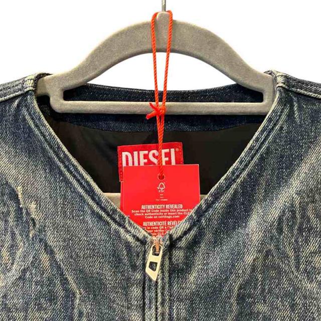 【中古】未使用品 ディーゼル DIESEL 25SS タグ付き WZP デニムジャケット M ブルー A17922007BG ☆AA★ メンズ_3