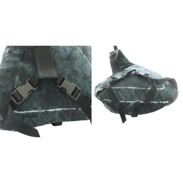 中古】STONE ISLAND Supreme 20AW Painted Camo Nylon Shoulder Bag