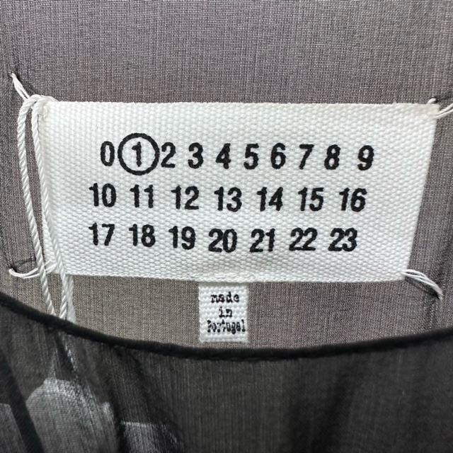 【中古】メゾンマルジェラ 1 22SS 刺繍 シルクドレス マキシワンピース シースルー Dresses 38_4