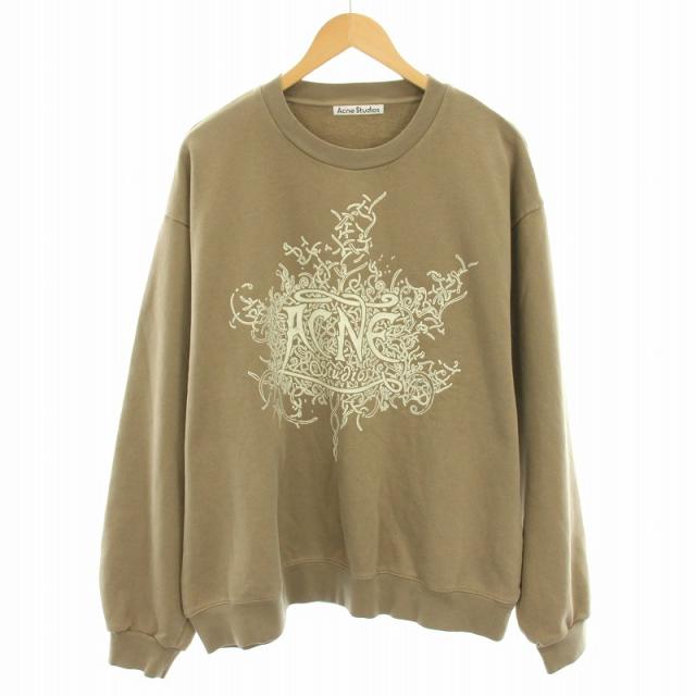 Acne Studios 長袖 スウェットシャツ Acne Studios グリーンスウェット