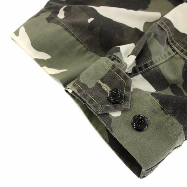 【中古】ダブルタップス JUNGLE LS 02SHIRT URBAN CAMO カバーオール カモフラ柄 3 カーキ 白 161GWDT-SHM01 メンズ 中古】ダブルタップス JUNGLE LS 02SHIRT URBAN CAMO カバーオール