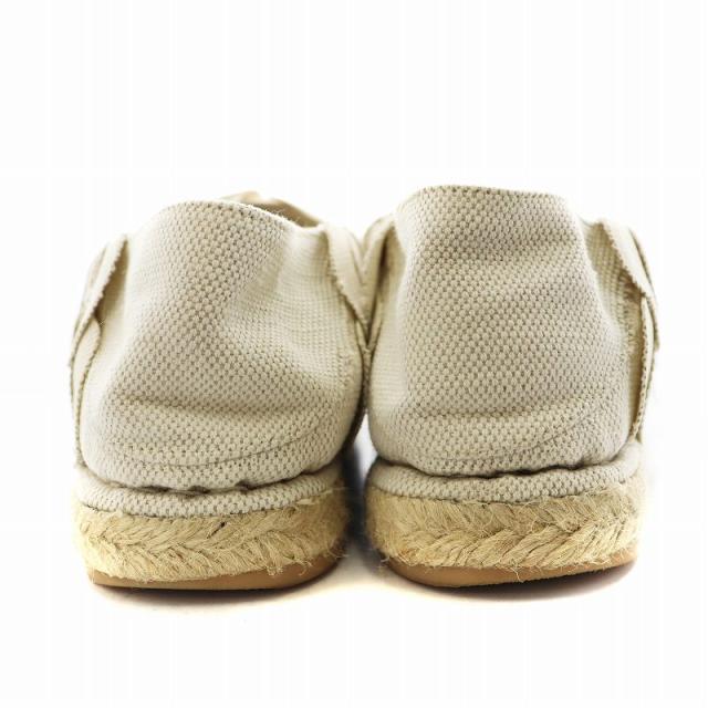 【中古】ヴァレンティノ ガラヴァーニ VALENTINO GARAVANI ATELIER SHOES スリッポン シューズ 37 24.0cm 白 赤