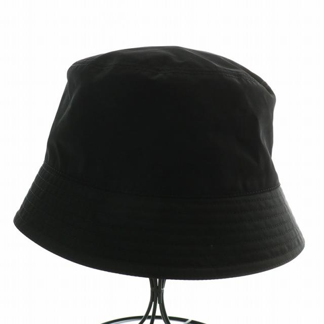 PRADA プラダ バケハ バケットハット 帽子 黒 Mサイズ PRADA プラダ