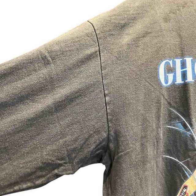 【中古】未使用品 セントマイケル タグ付き 攻殻機動隊 プリント エイジング加工 長袖 Tシャツ L 黒_2