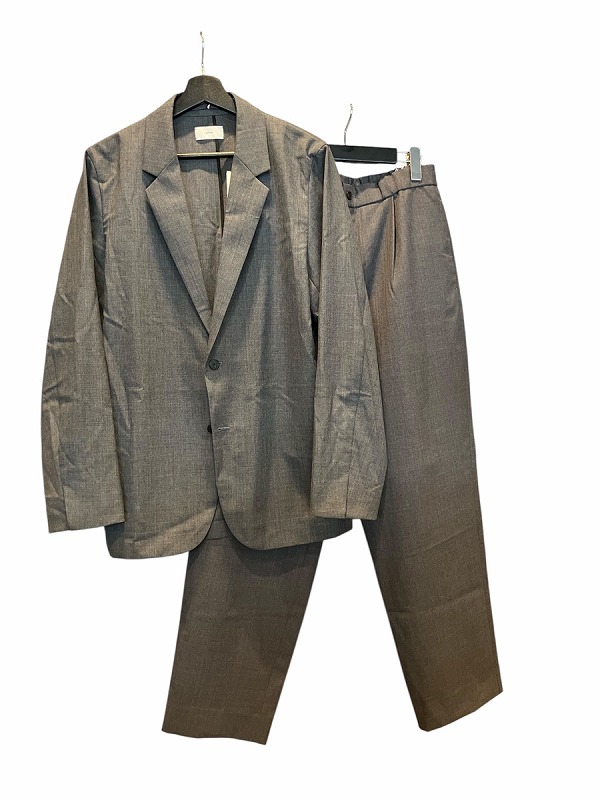 【中古】未使用品 エイトン ATON タグ付き WOOL TROPICAL JACKET ウールトロピカルジャケット パンツ セットアップ 4