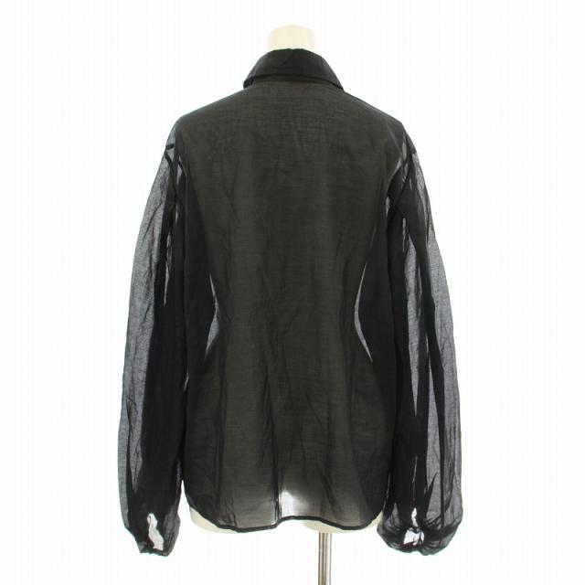 【中古】ミューズ ドゥーズィエム クラス 24SS cotton voile ギャザー ブラウス シャツ 長袖 パフスリーブ F 中古】ミューズ ドゥーズィエム クラス 24SS cotton voile ギャザー