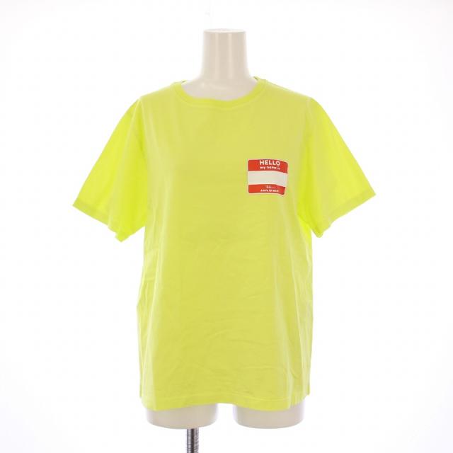 【中古】ロンハーマン アニアマートTシャツ カットソー 半袖 クルーネック ロゴ イラスト バックプリント F_2