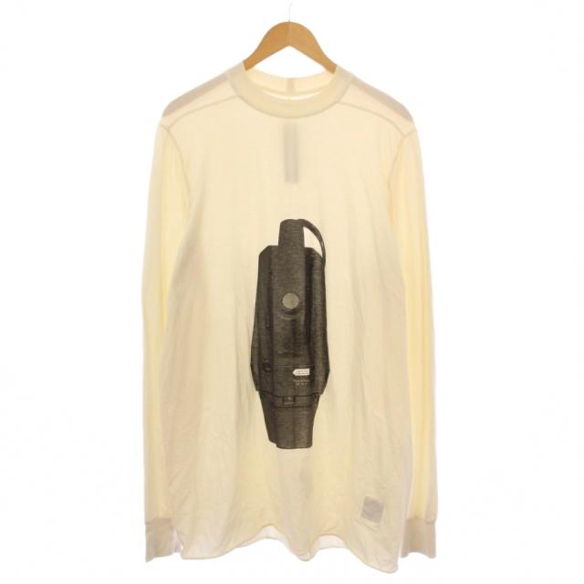 【中古】ダークシャドウ DRKSHDW  TEE トミーTシャツ ロンT 長袖 クルーネック ストレッチ プリント S