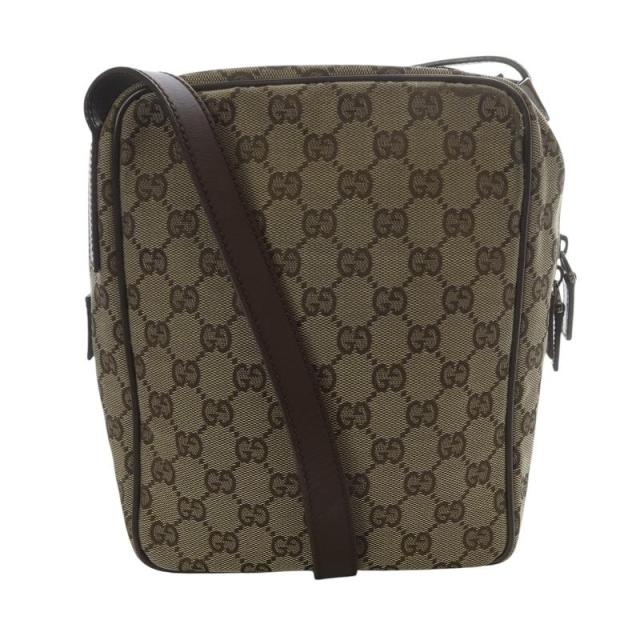 【中古】グッチ GUCCI GGキャンバス クロスボディ ショルダーバッグ 茶色 018 1612 002058 /SR45 ■OH レディース 中古】グッチ GUCCI GGキャンバス クロスボディ ショルダーバッグ 茶色