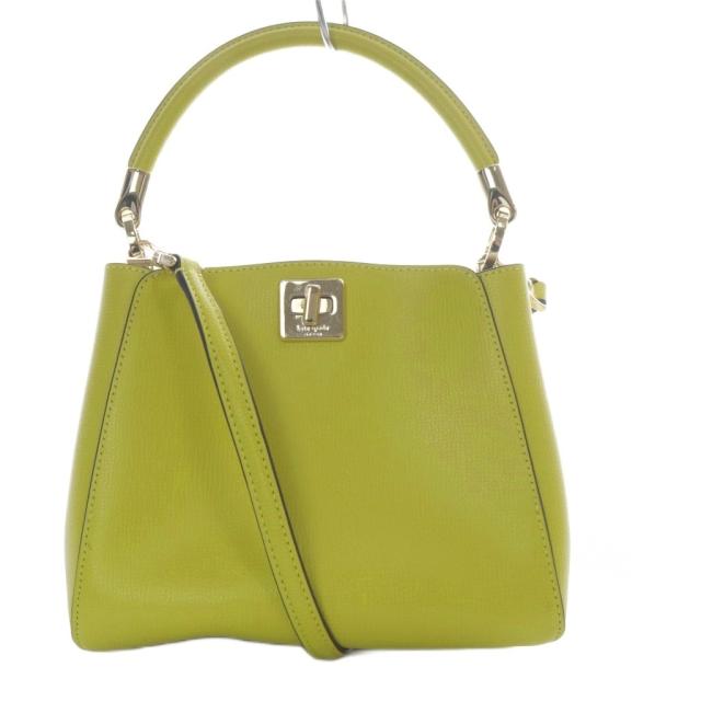 【中古】ケイトスペード KATE SPADE フィービー ミニ トップハンドル クロスボディバッグ イエロー KE9465