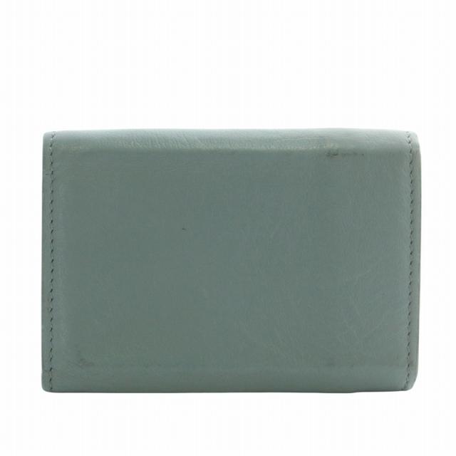 中古】バレンシアガ BALENCIAGA ペーパー ミニ ウォレット 財布 三