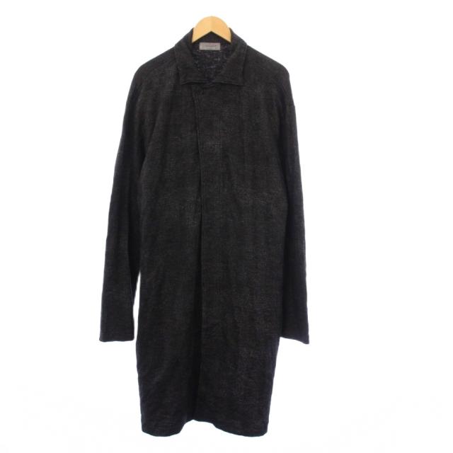 【中古】ヨウジヤマモトプールオム YOHJI YAMAMOTO POUR HOMME ステンカラーコート アウター ロング チェック 3