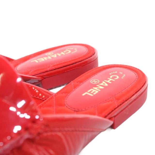 中古】シャネル CHANEL ミュール サンダル ココマーク マトラッセ