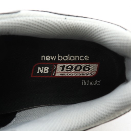 【中古】ニューバランス NEW BALANCE M1906RHA スニーカー シューズ ロゴ US8.5 26.5cm グレー 黒 ブラック