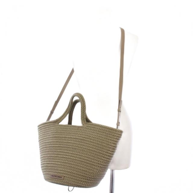 中古】バレンシアガ BALENCIAGA イビザ ミディアム かごバッグ トート