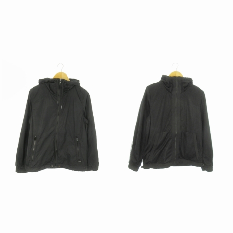【中古】ディーゼル DIESEL ジャケット リバーシブル ブルゾン ジップアップ フーディ メッシュ ブレイブマン S