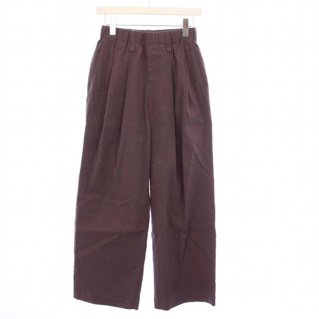 【中古】イッセイミヤケ ISSEY MIYAKE 25SS PERSONALITY PANTS パーソナリティパンツ イージーパンツ ワイド 1 紫