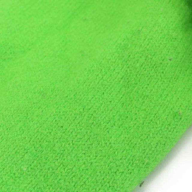 【中古】AMI PARIS ニット セーター クルーネック 長袖 ウール ロゴ オーバーサイズ ライトグリーン UKS002.018 中古】AMI PARIS ニット セーター クルーネック 長袖 ウール ロゴ