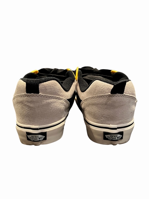 【中古】バンズ VANS Knu Skool Men's White/Yellow/Black スニーカー 27.5?p 白 ホワイト 黄 イエロー 黒