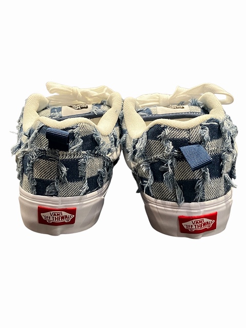 【中古】未使用品 バンズ VANS タグ付き Kun Skool スニーカー フリンジ加工 ローカット 27.5?p 白 ホワイト_5