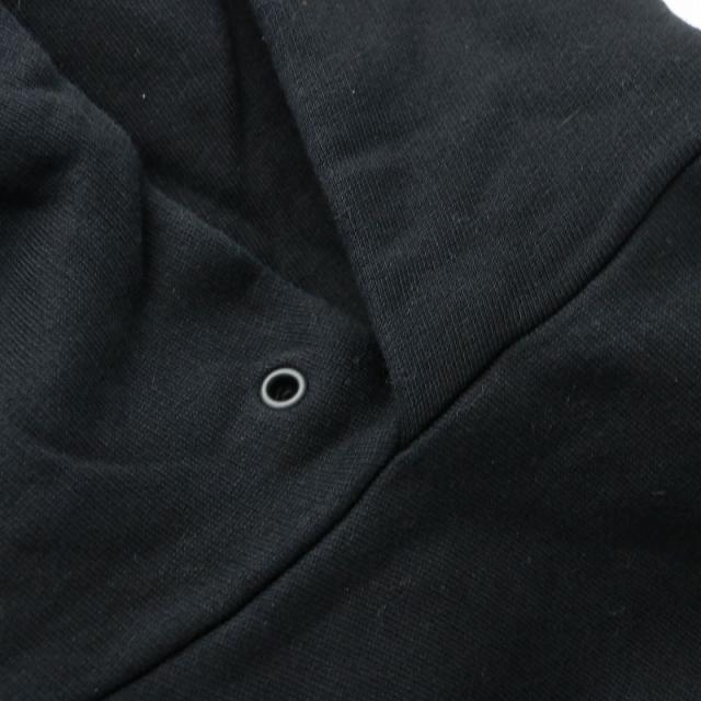 【中古】ジバンシィ crystals embroidered hoodie スウェット パーカー フーディ ラインストーン ロゴ刺繍 S 黒_7