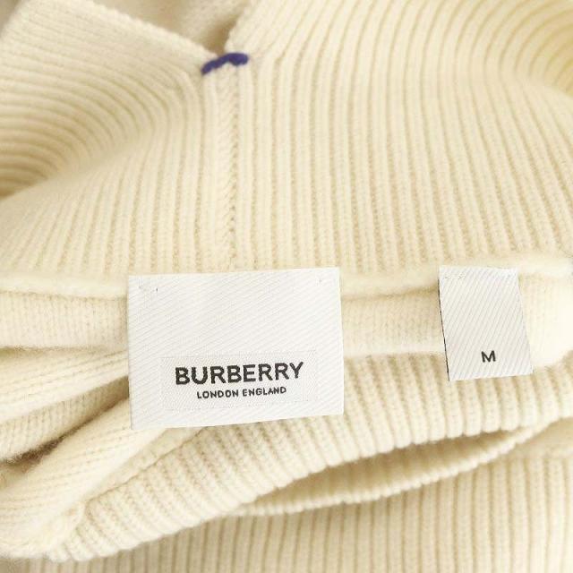 中古】バーバリー BURBERRY ウール カシミヤ混 ハイネック ニット プル