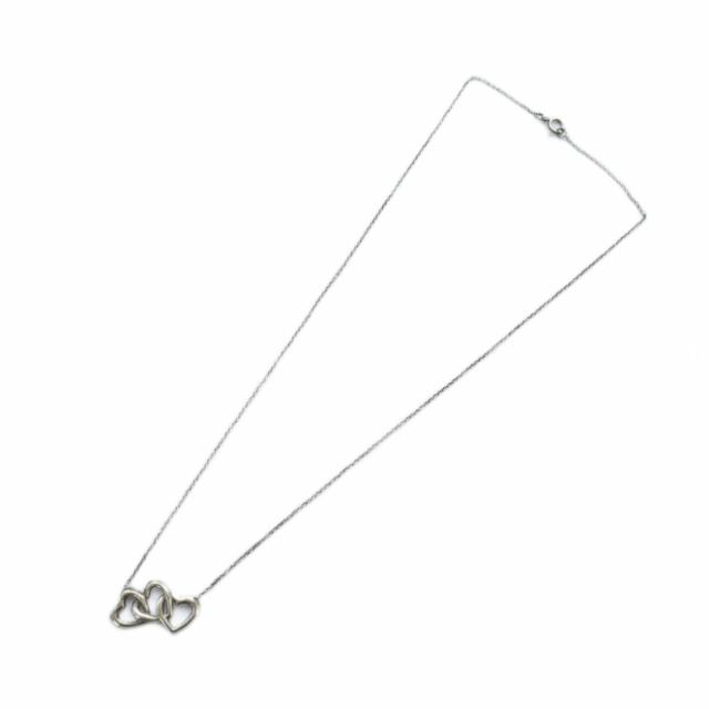 【中古】ティファニー TIFFANY &amp; CO. トリプルハート ネックレス アクセサリー ペンダント ロゴ Silver925_2