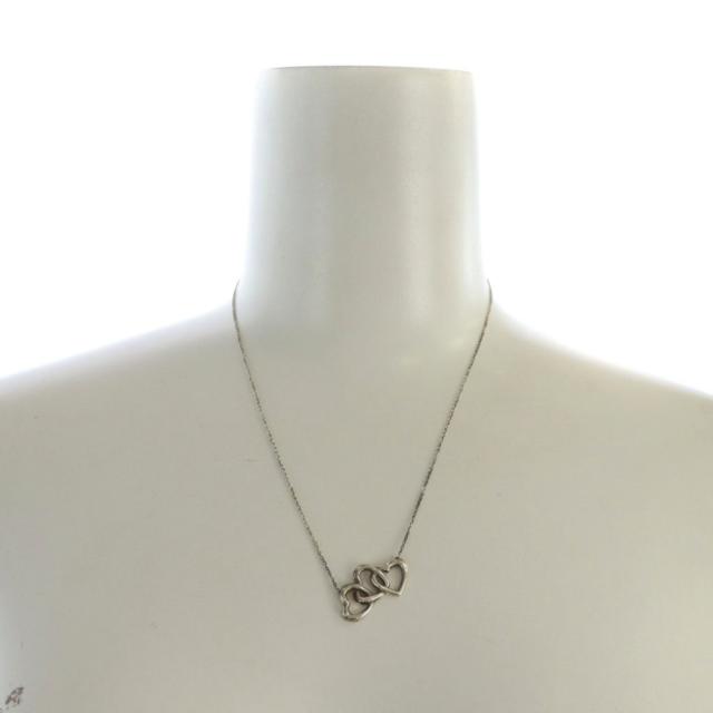 【中古】ティファニー TIFFANY &amp; CO. トリプルハート ネックレス アクセサリー ペンダント ロゴ Silver925_6