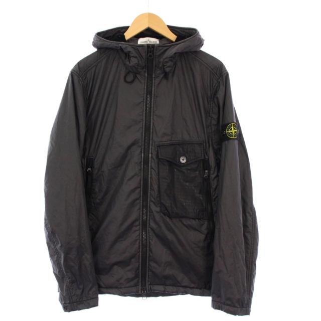 【中古】ストーンアイランド Lamy Flock Jacket  ラミーフロックジャケット マウンテンパーカー L グレー 731543035