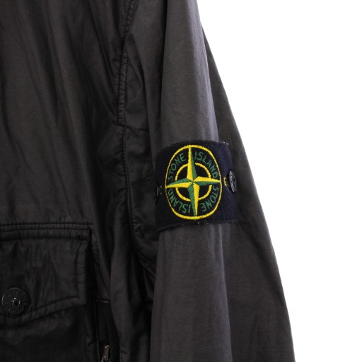 【中古】ストーンアイランド Lamy Flock Jacket ラミーフロックジャケット マウンテンパーカー L グレー 731543035_4