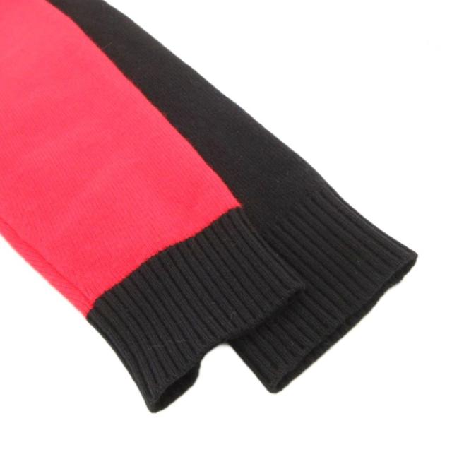 【中古】バーバリー ロンドン BURBERRY LONDON ニット セーター カシミヤ 馬上の騎士 ロゴ バイカラー ツートーン M_3