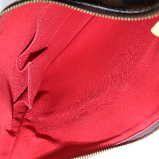 【中古】ルイヴィトン LOUIS VUITTON ダミエ エベヌ ショルダーバッグ 斜めがけ PVC レザー ロゴ 茶 ブラウン_5