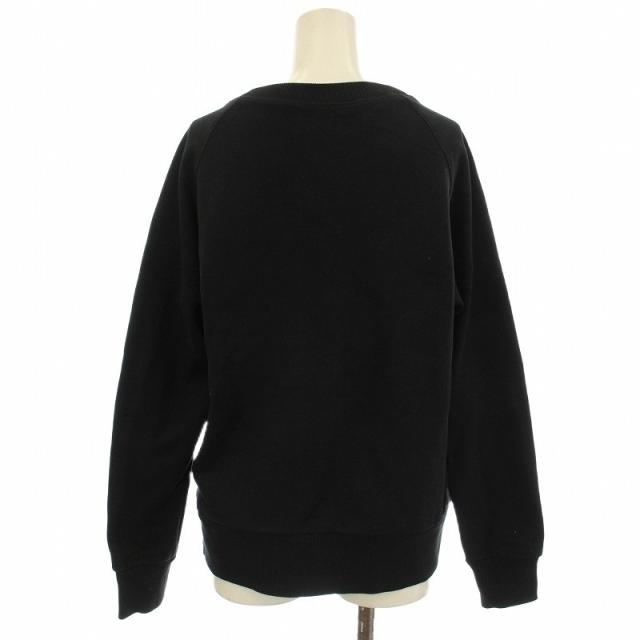 【中古】アーペーセー A.P.C. sacai サカイコラボ Tani Sweatshirt スウェット トレーナー ロゴ 長袖 XXS 黒