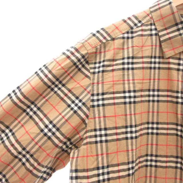 【中古】バーバリー BURBERRY シャツ シンプソン ノバチェック 総柄 L 長袖 ベージュ /AE ■GY11 メンズ_2