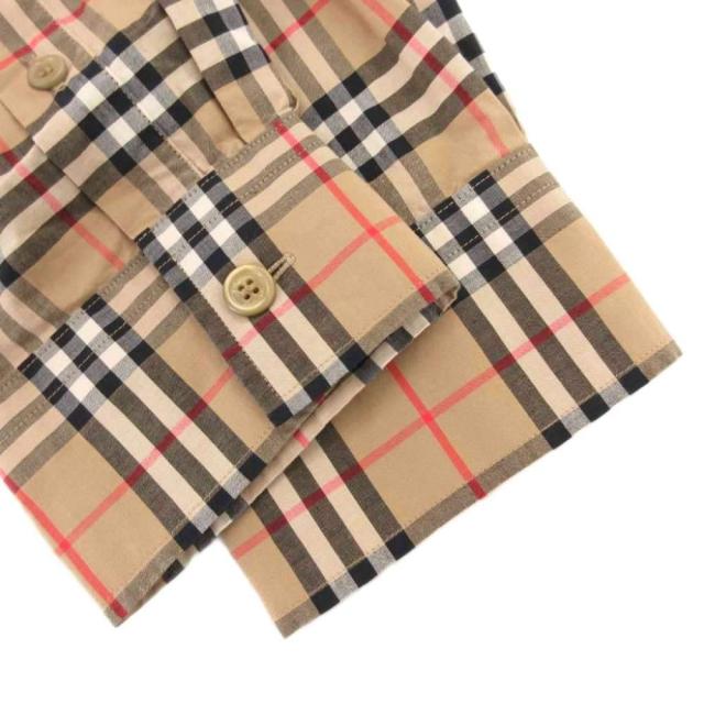 【中古】バーバリー BURBERRY シャツ シンプソン ノバチェック 総柄 L 長袖 ベージュ /AE ■GY11 メンズ_3