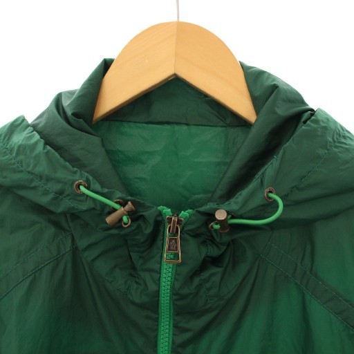 【中古】モンクレール MONCLER SAMAKAR ナイロンジャケット アウター ショート丈 ジップアップ フード 2 グリーン /BB_4