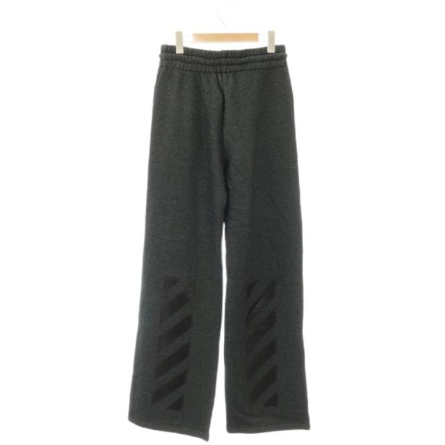 中古】オフホワイト OFF WHITE スウェットパンツ イージー S グレー