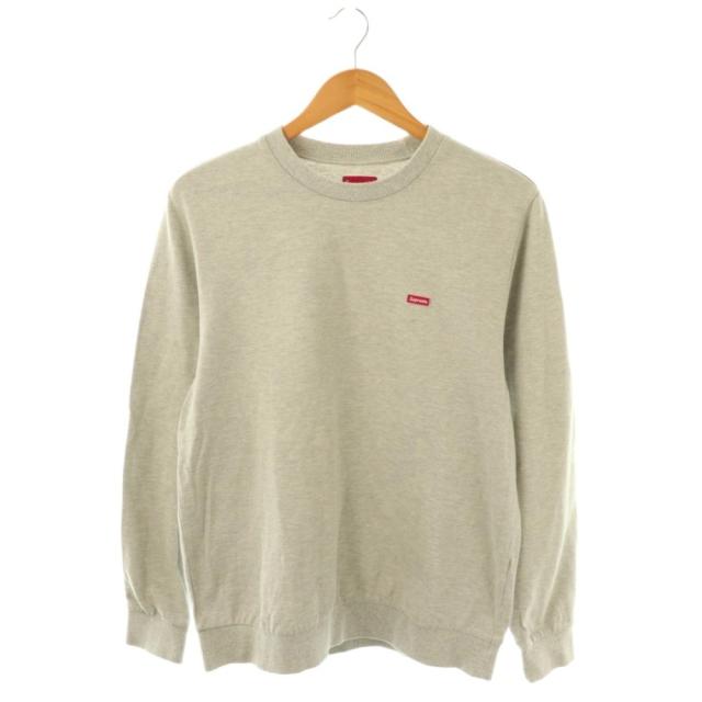 【中古】シュプリーム SUPREME small box logo l/s tee ロングスリーブTシャツ カットソー 長袖 コットン M グレー