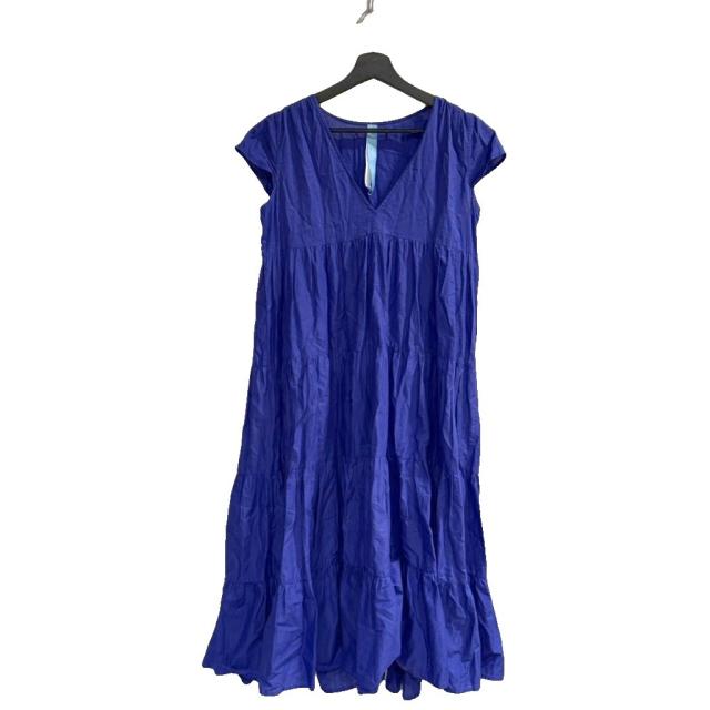 【中古】マーレット Merlette 20SS ワンピース ノースリーブ ロング XS 紫 パープル ■WGA レディース