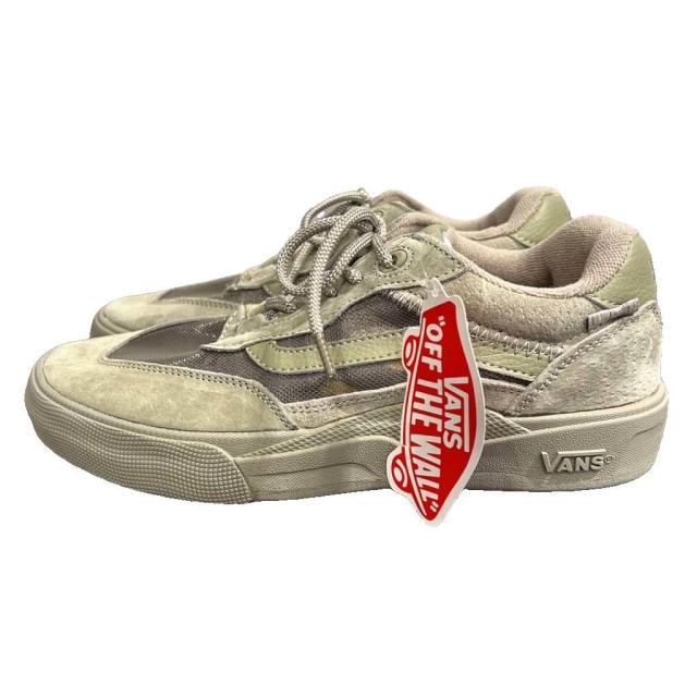 【中古】未使用品 バンズ VANS タグ付き Skate Wayvee Mono Fog スニーカー ローカット 27.5?p グレージュ 721277