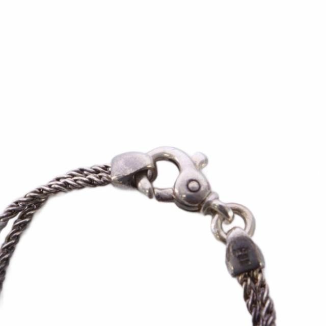 【中古】ティファニー TIFFANY & CO. ダブルロープ センターノット ブレスレット 925 シルバーカラー /KH ■OH メンズ_3